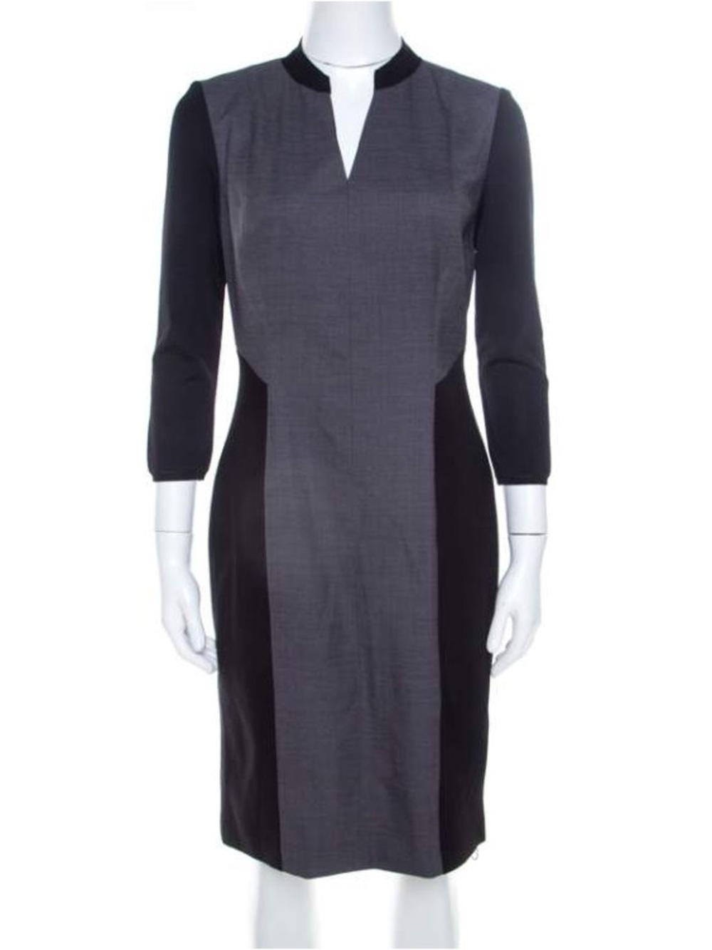 Women's Two-Tone Gray and black Dress